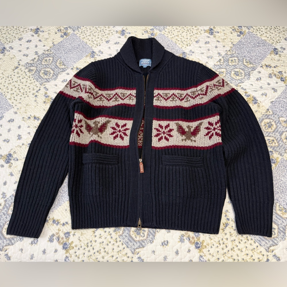 Gant cowichan style wool sweater